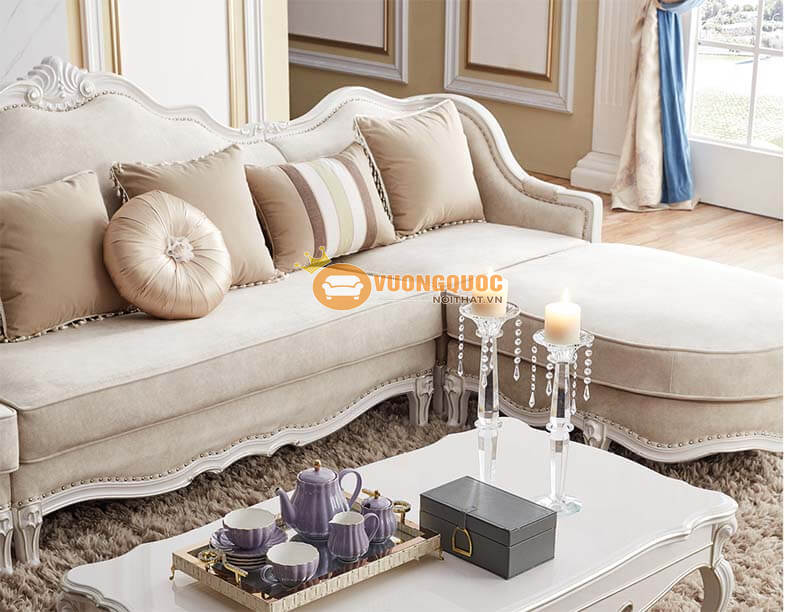 Bộ sofa phòng khách màu be thời thượng TSL G9021S 